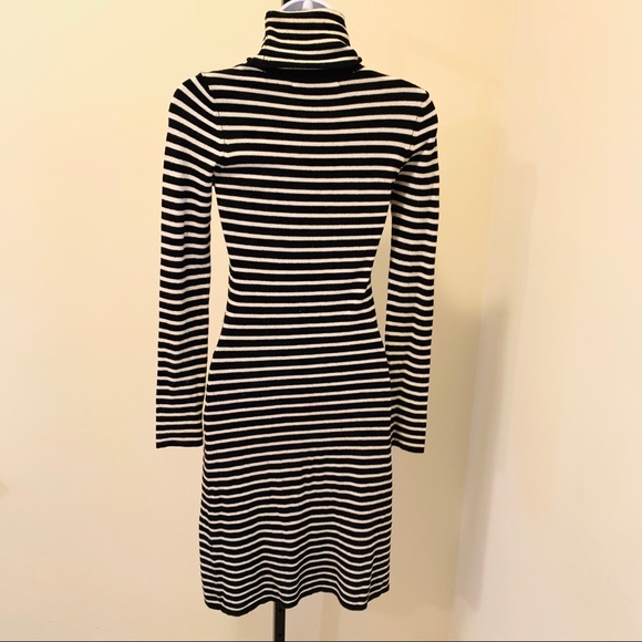 Stripped Black and White Dress - Picture 2 of 2